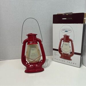 TROUT LAKE Collection Lantern Picture Frame NWT cottage decor lake decor gift